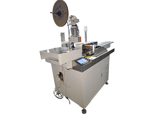 全自動平移打端沾錫機