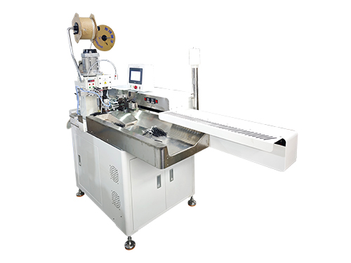 全自動平移打端沾錫機