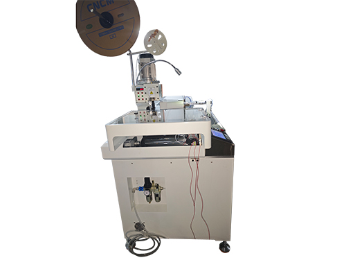 全自動平移打端沾錫機